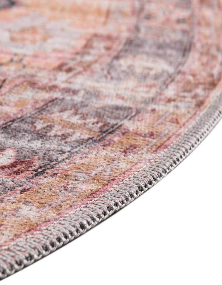 Detail image of 5' 3 x 5' 3 Washable Mangata Round Rug
