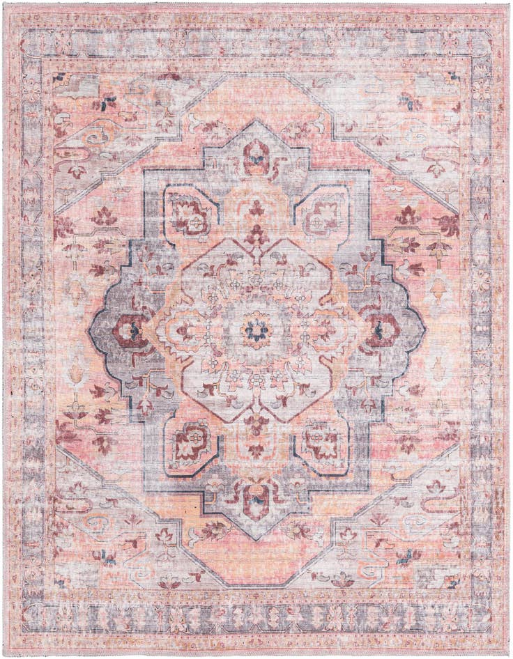 Detail image of 5' 3 x 5' 3 Washable Mangata Square Rug
