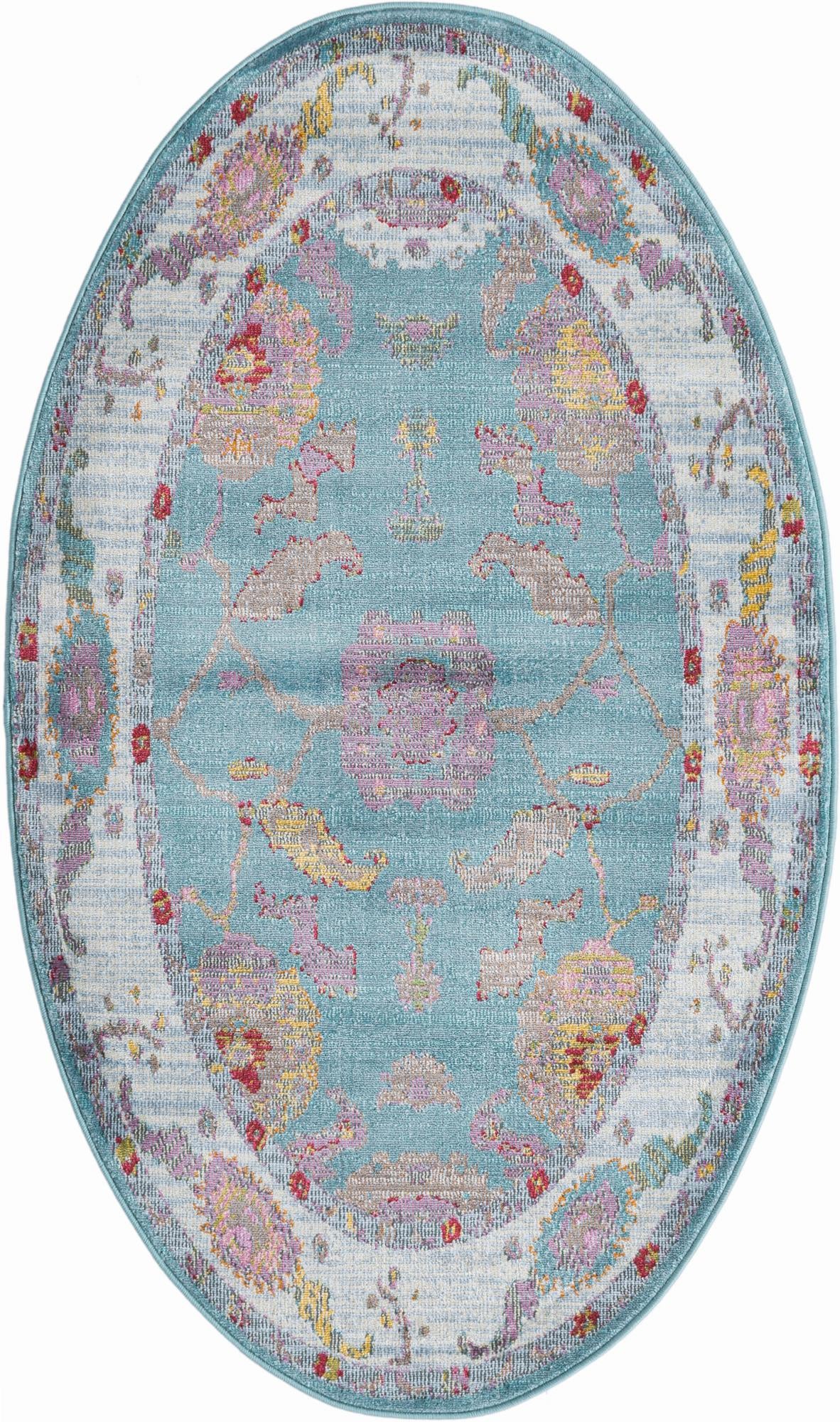 Rug Aqua and Blue Swatch link