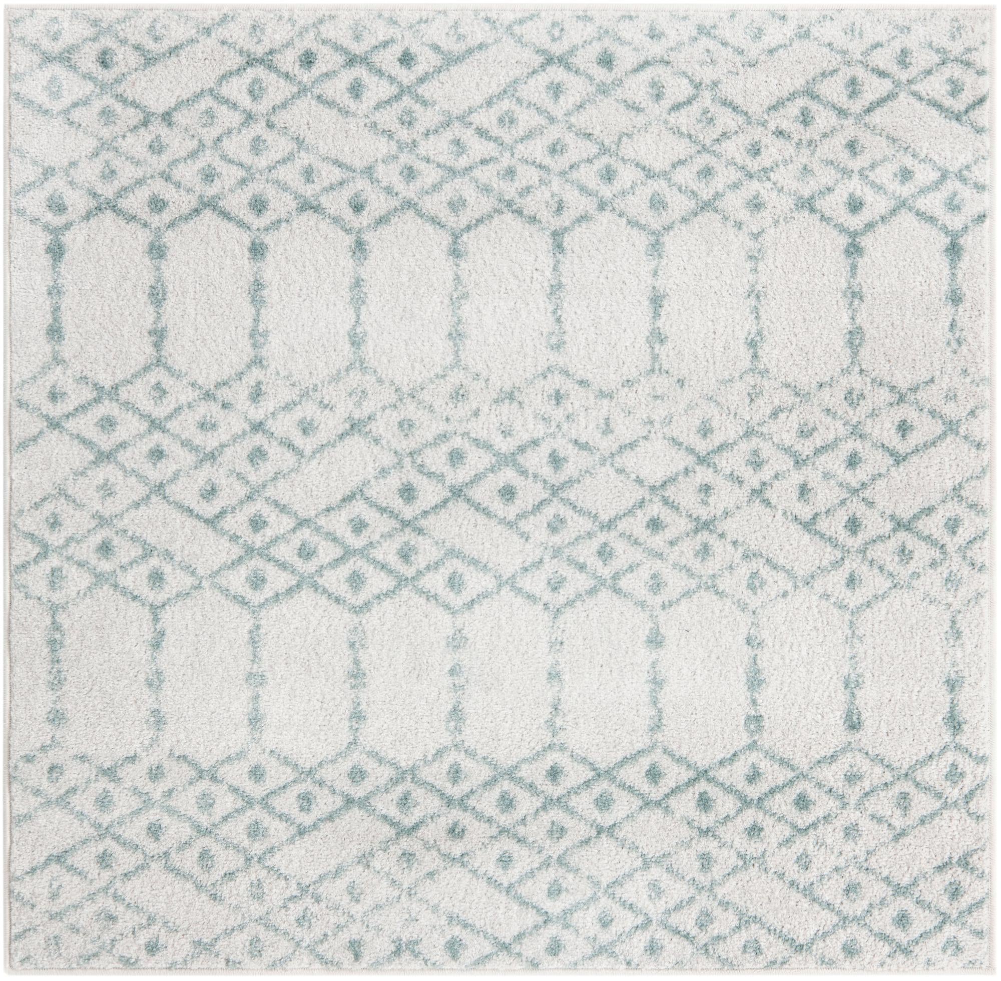 4' x 4' Paxon Trellis Square Rug