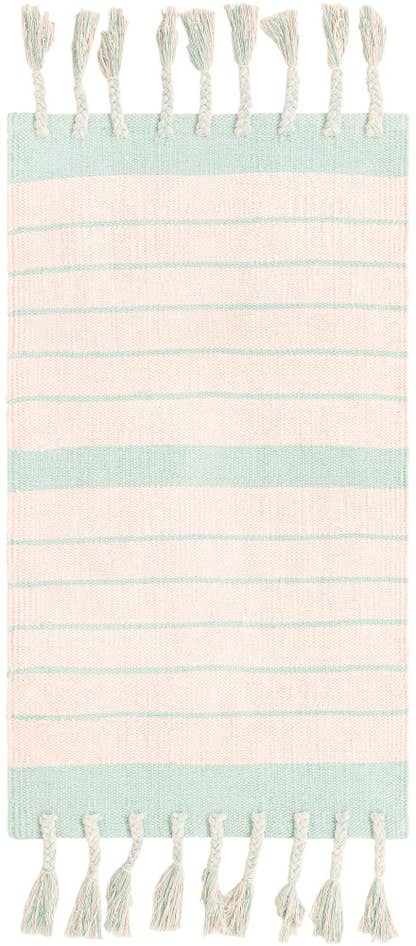 Detail image of 60cm x 95cm Tejido a mano Chindi Cotton Alfombra