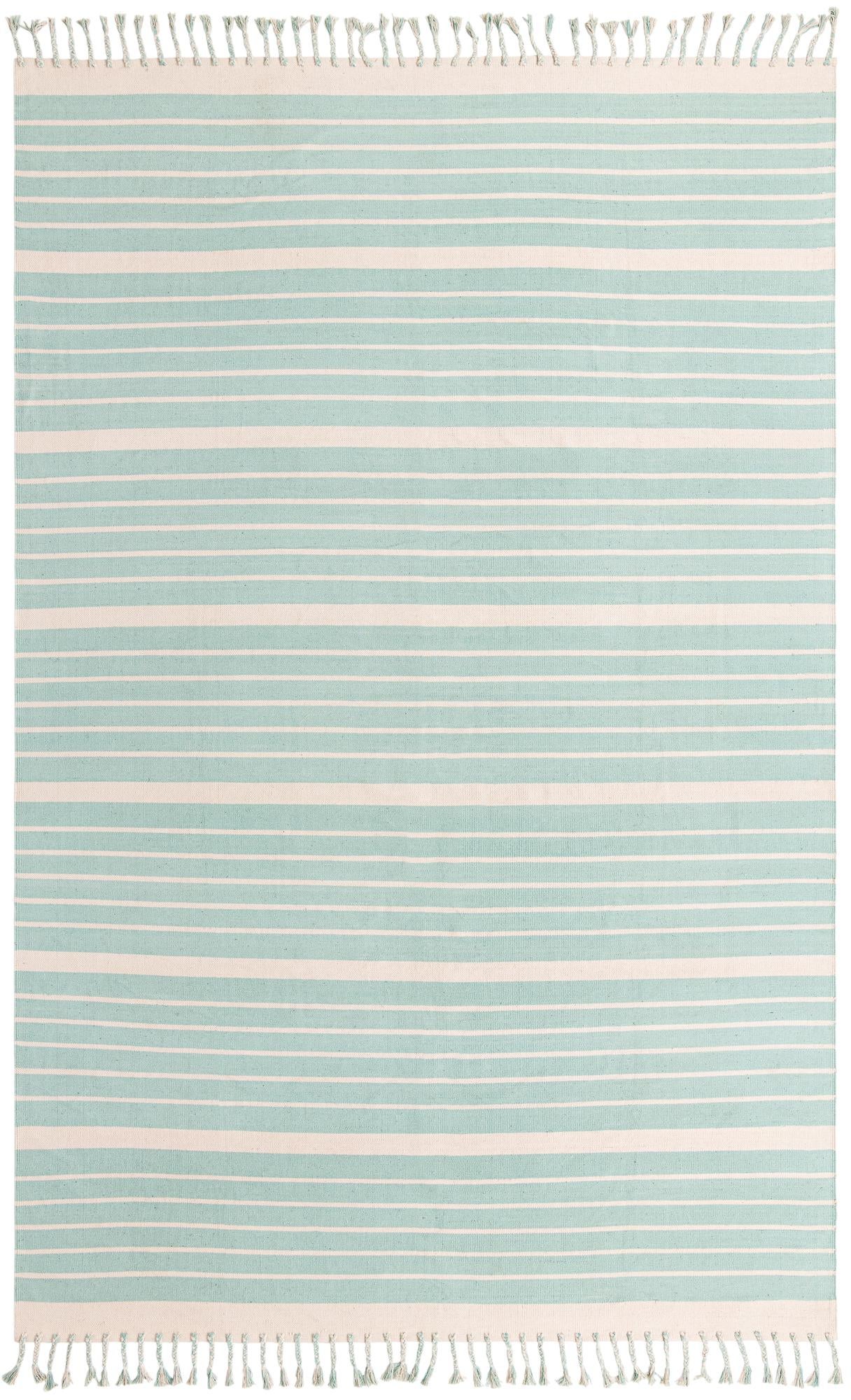 Rug Aqua and White Swatch link
