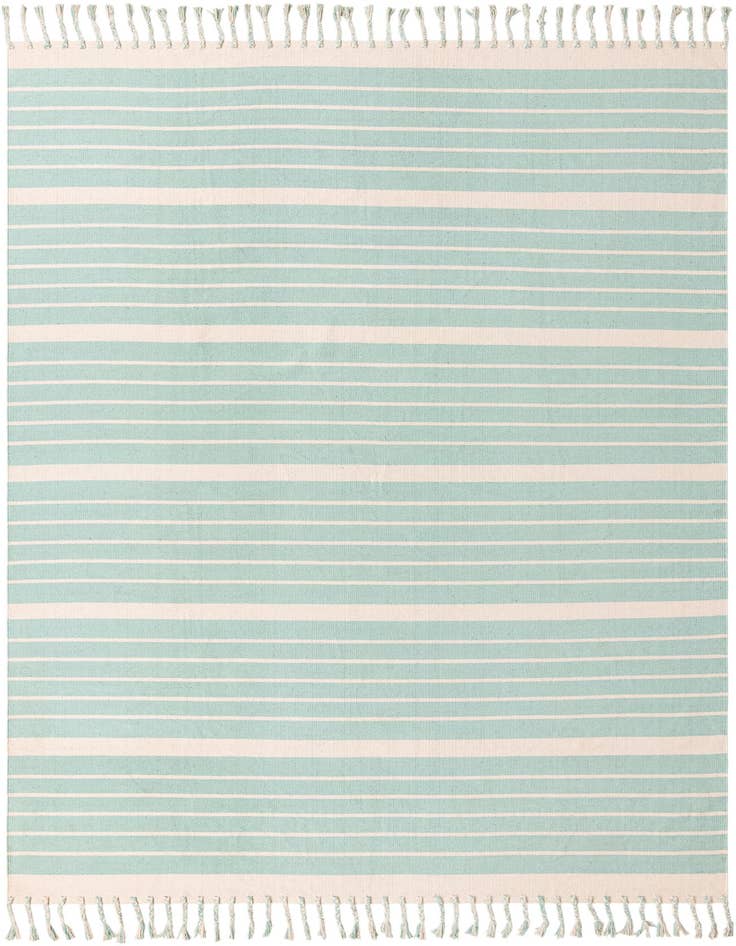 Detail image of 9' x 12' Hand Woven Chindi Cotton Rug