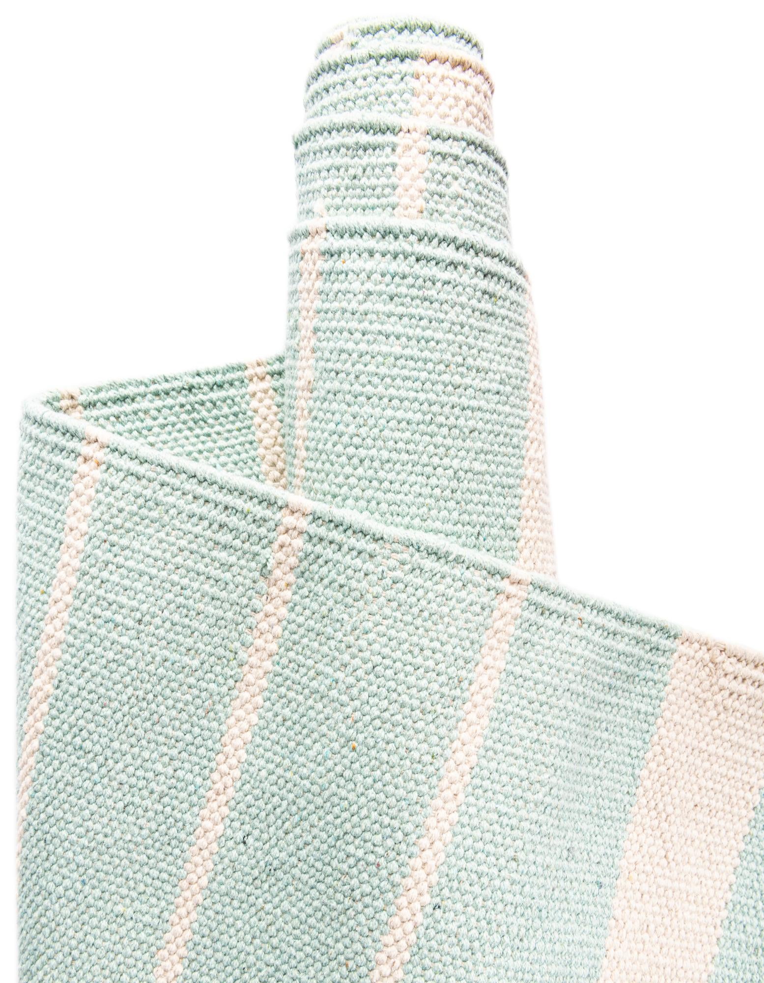 10' x 14' 1 Hand Woven Chindi Cotton Rug