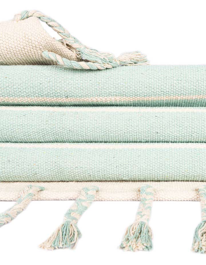60cm x 95cm Handgeweven Chindi Cotton Vloerkleed
