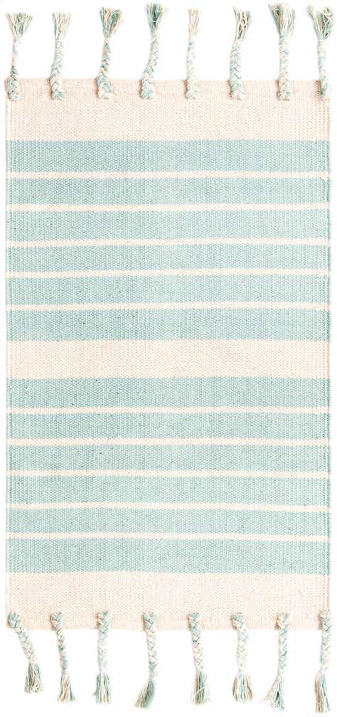 60cm x 95cm Handgeweven Chindi Cotton Vloerkleed