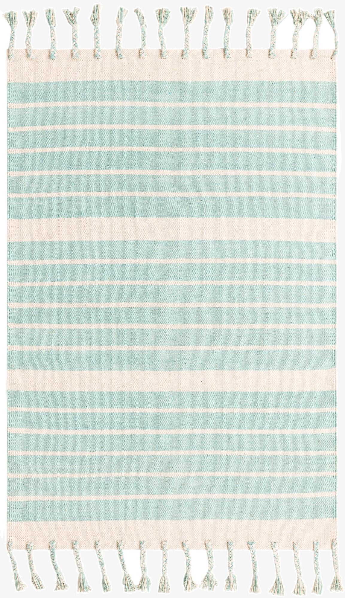 125cm x 185cm  Hand Woven Chindi Cotton Rug