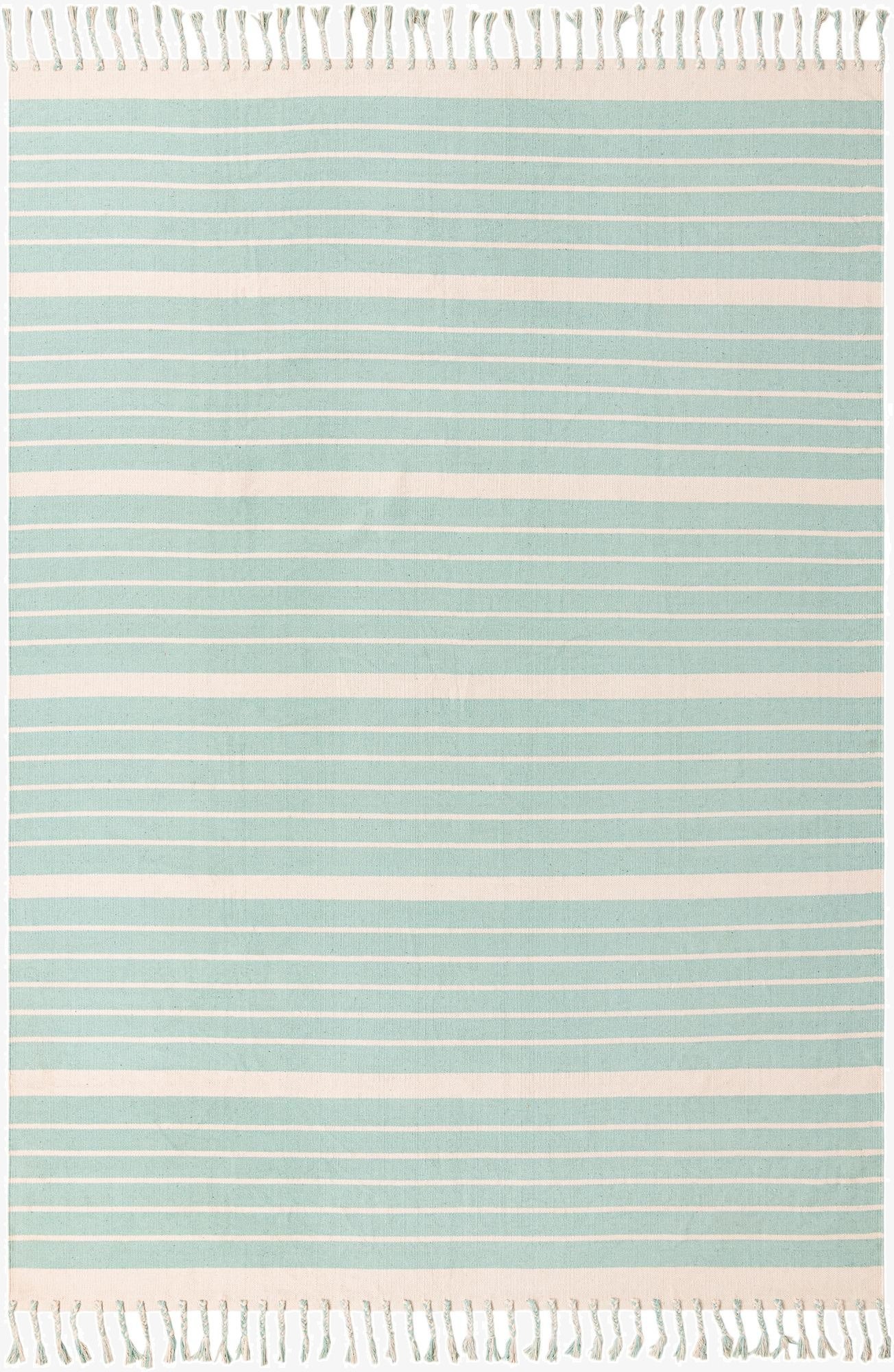 9' x 12'  Hand Woven Chindi Cotton Rug