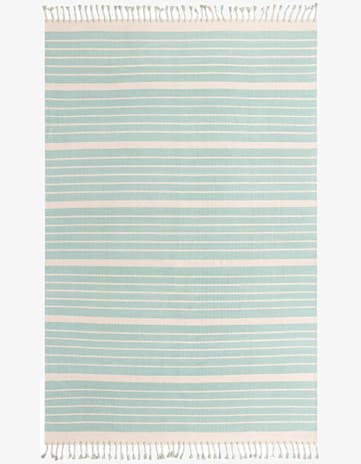 10' x 14' 1 Hand Woven Chindi Cotton Rug