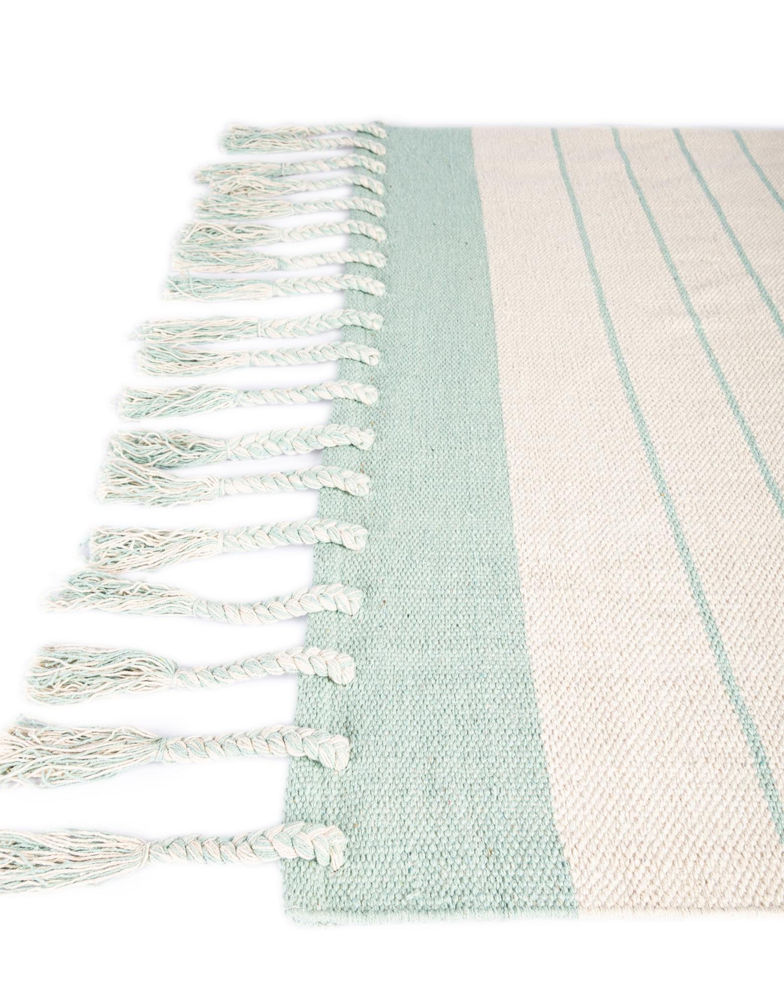 2' 7 x 10' Hand Woven Chindi Cotton Runner Rug