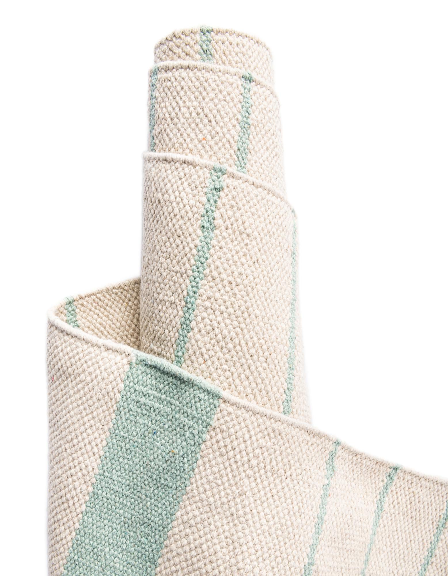 2' 7 x 10' Hand Woven Chindi Cotton Runner Rug