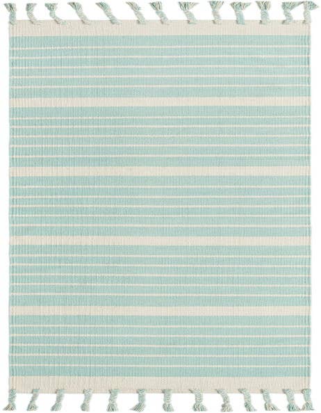 Detail image of 2' 7 x 10' Hand Woven Chindi Cotton Runner Rug