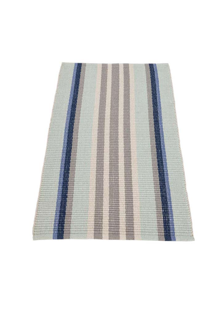 2' x 3' 1 Hand Woven Flatweave Cotton Dhurrie Rug