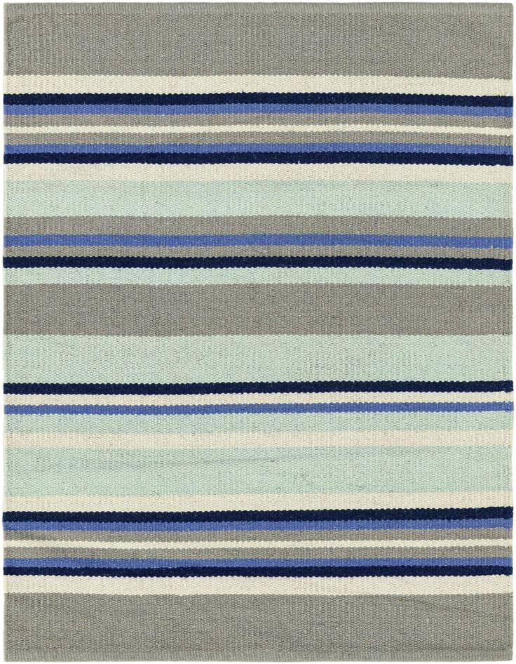 Detail image of 2' x 3' 1 Hand Woven Flatweave Cotton Dhurrie Rug