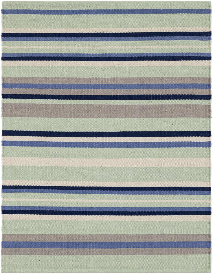 Detail image of 3' 1 x 5' 1 Hand Woven Flatweave Cotton Dhurrie Rug