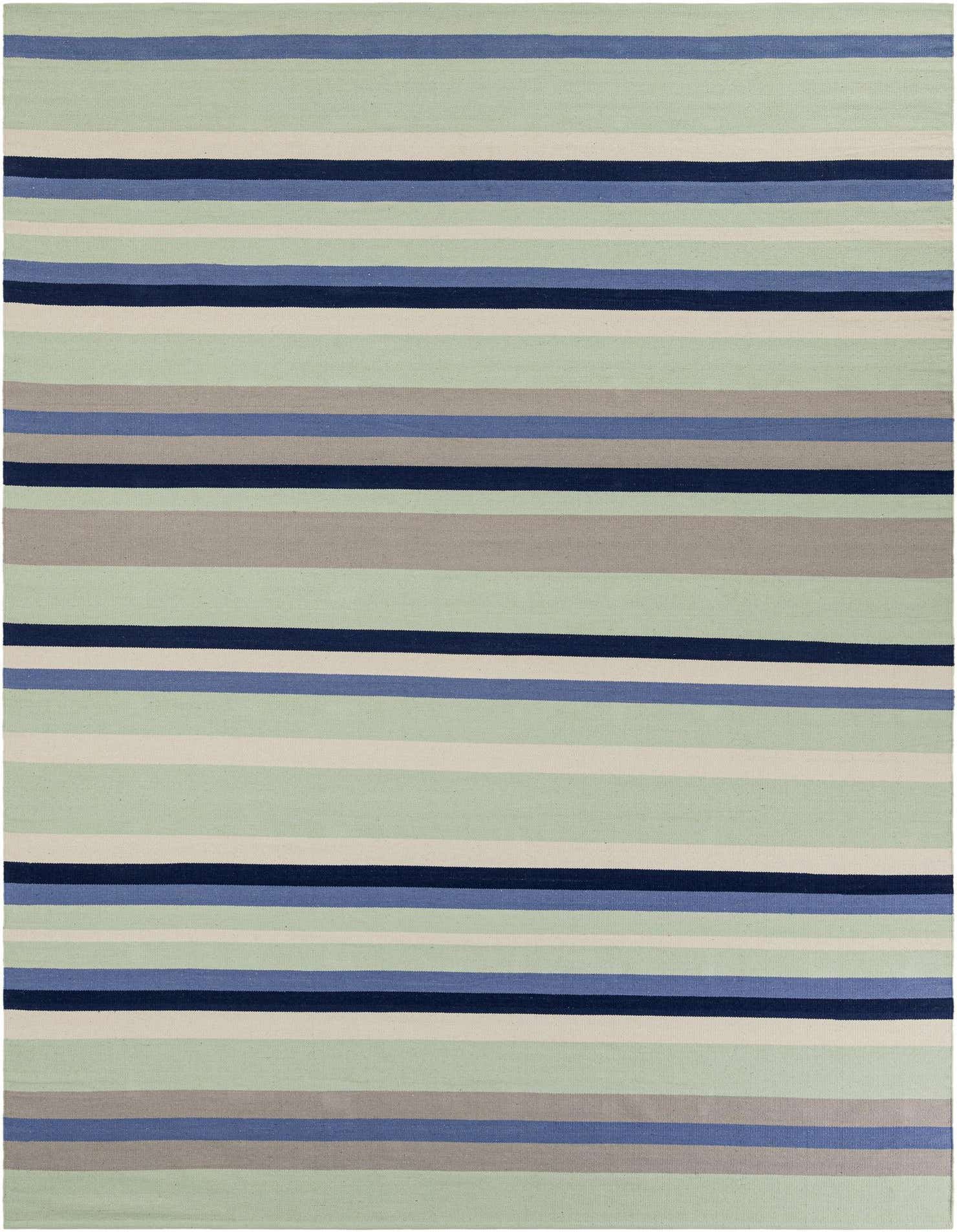 9' x 12' Hand Woven Flatweave Cotton Dhurrie Rug