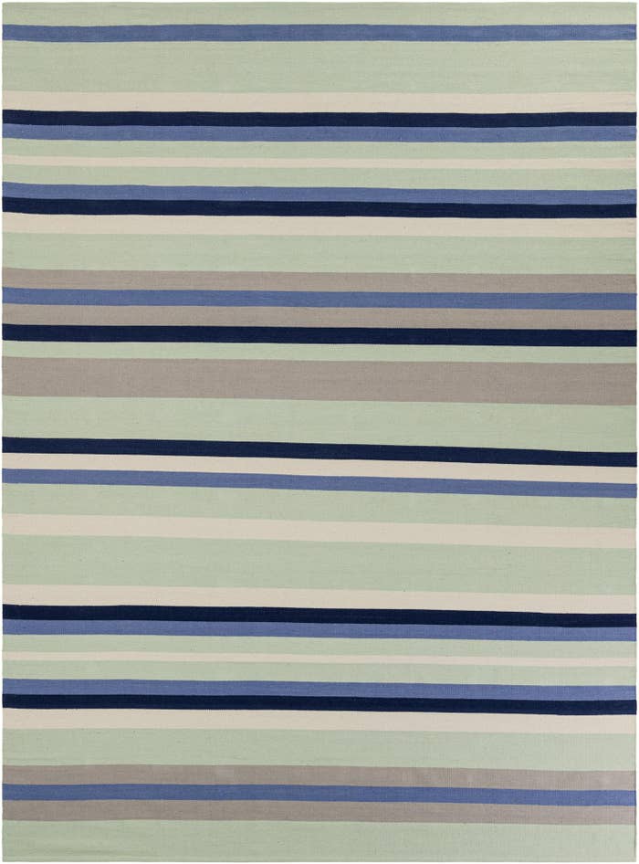 Detail image of 9' x 12' Hand Woven Flatweave Cotton Dhurrie Rug