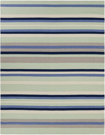 7' 10 x 10' Hand Woven Flatweave Cotton Dhurrie Rug