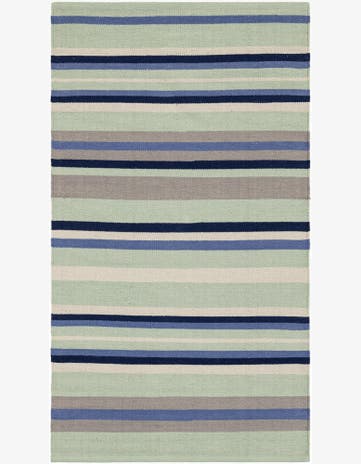 3' 1 x 5' 1 Hand Woven Flatweave Cotton Dhurrie Rug