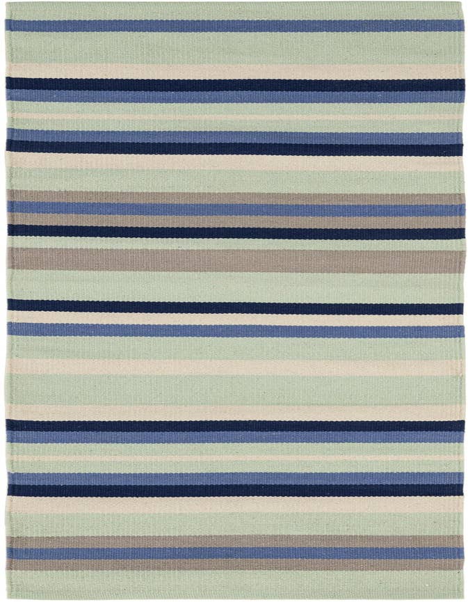 Detail image of 2' x 6' 1 Hand Woven Flatweave Cotton Dhurrie Runner Rug