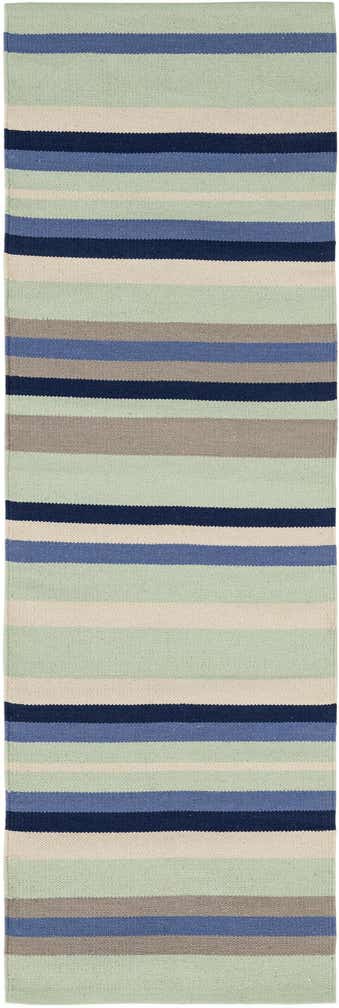 2' x 6' 1 Hand Woven Flatweave Cotton Dhurrie Runner Rug