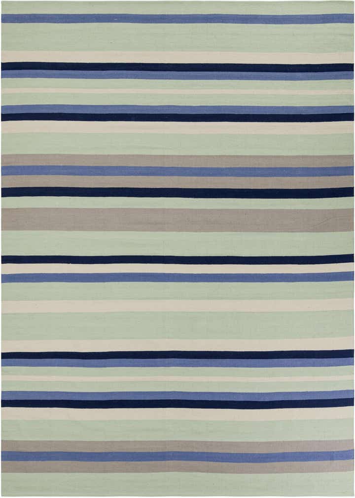 10' x 10' Hand Woven Flatweave Cotton Dhurrie Square Rug