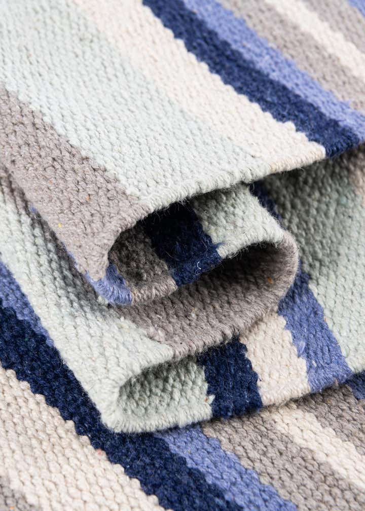 10' x 10' Hand Woven Flatweave Cotton Dhurrie Square Rug