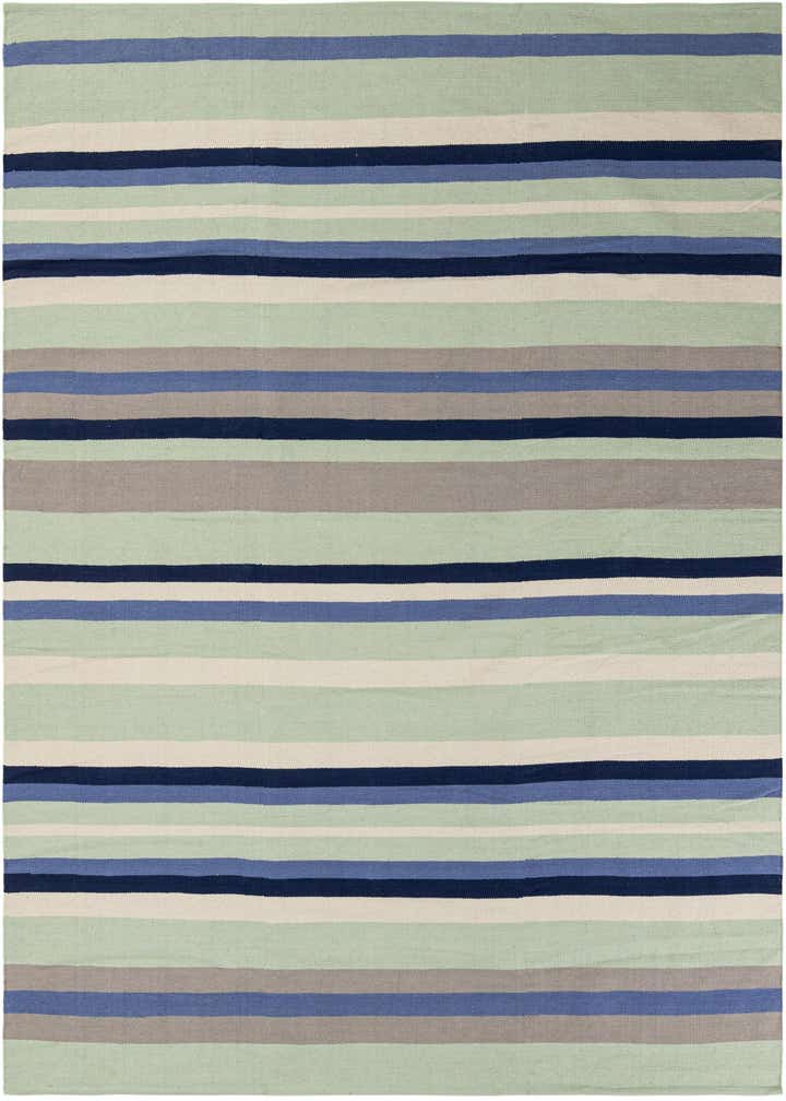 7' 10 x 7' 10 Hand Woven Flatweave Cotton Dhurrie Square Rug