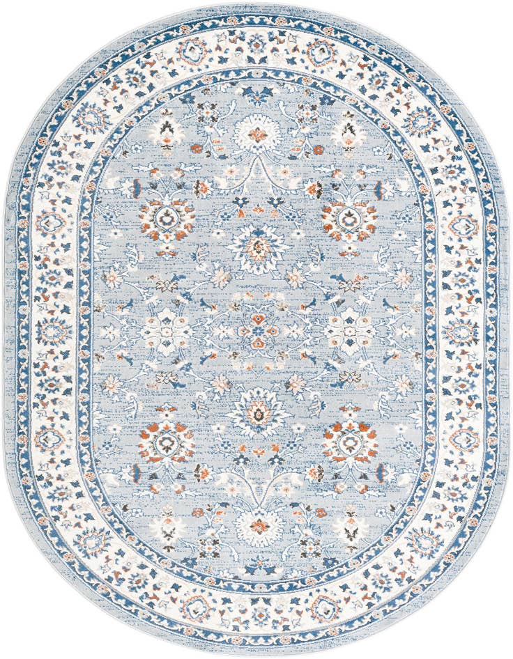 Detail image of 6' 1 x 9' Charlotte Oval Rug