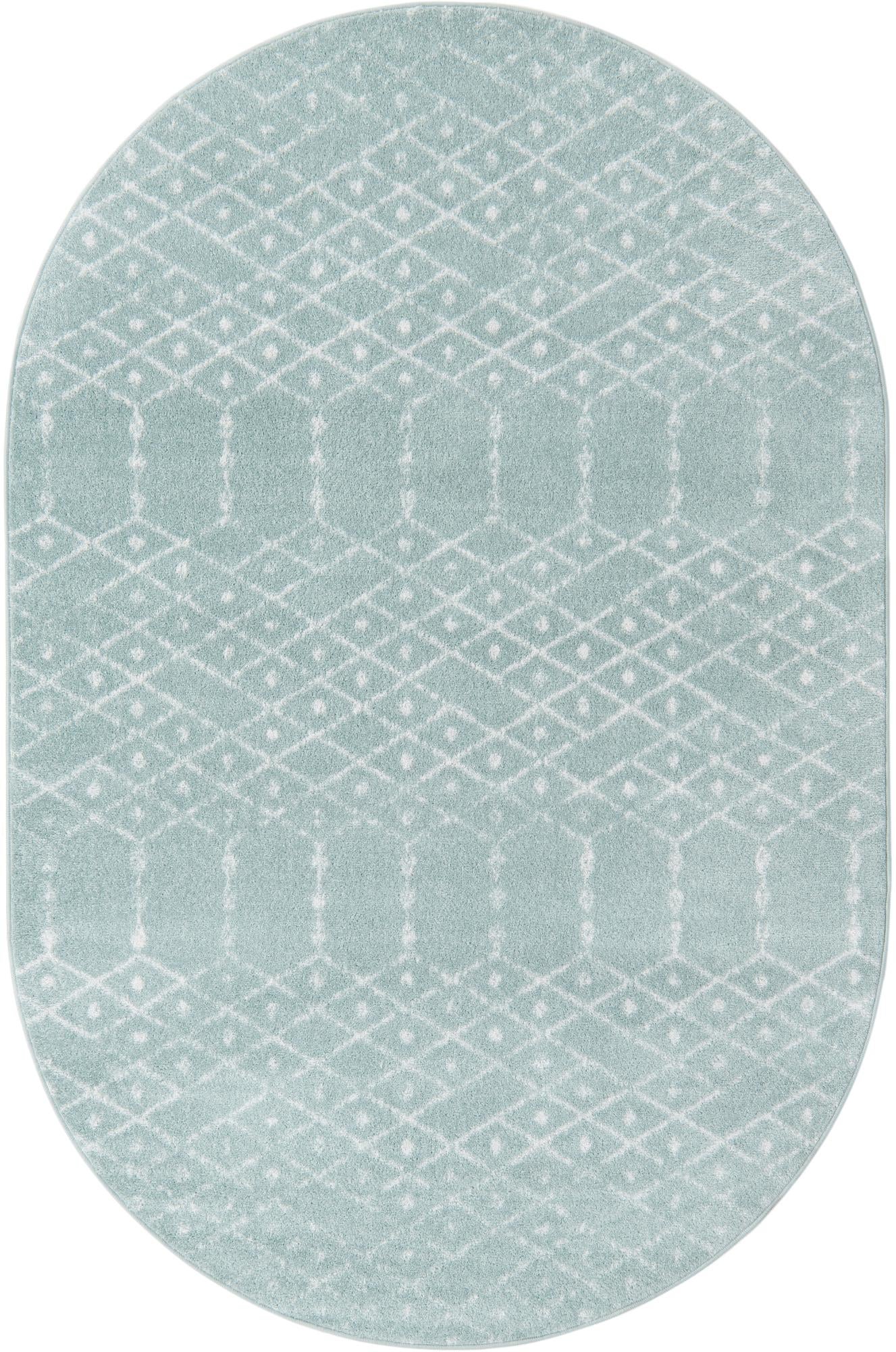 5' 3 x 8' Paxon Trellis Oval Rug
