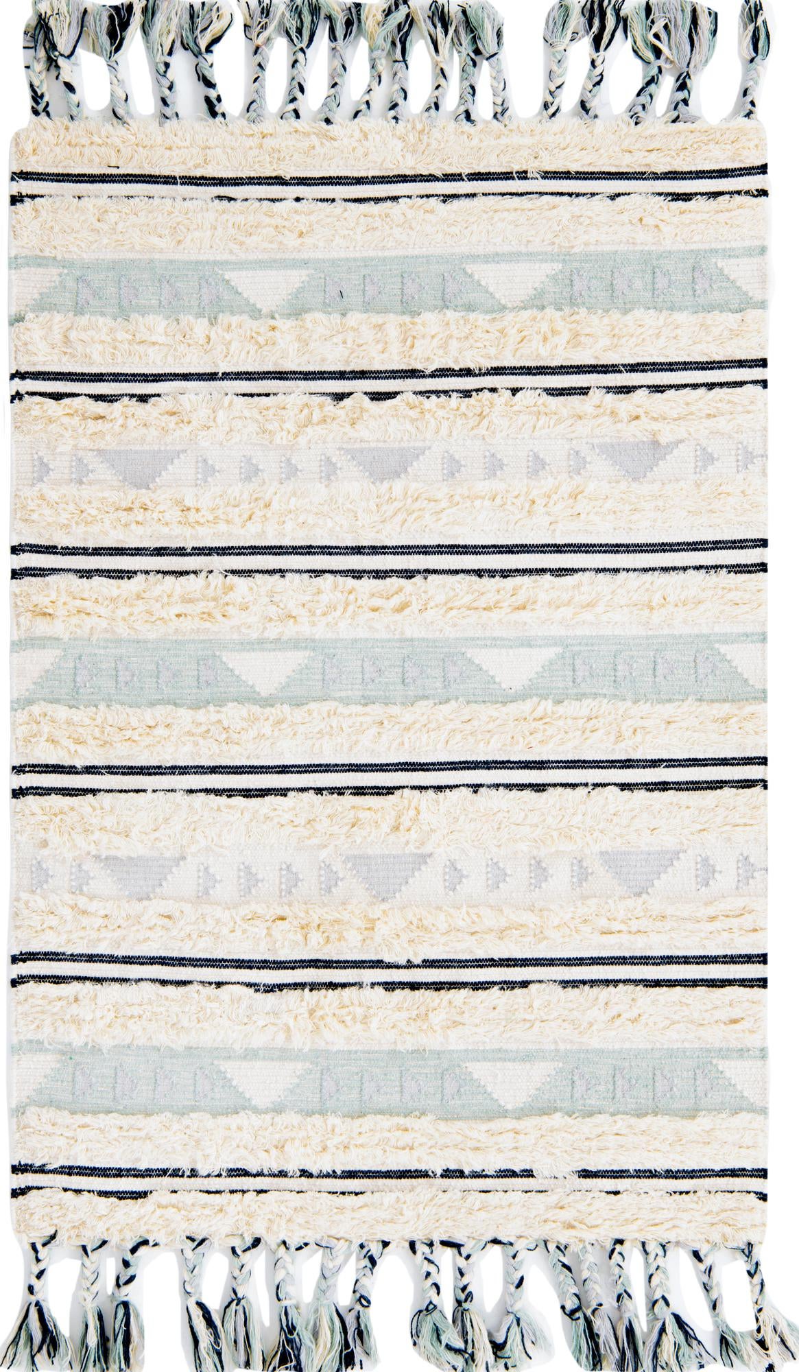 4' 1 x 6' 1 Hand Woven Arizona Wool Rug