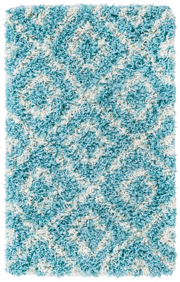 Detail image of 2' x 3' Lattice Shag Rug