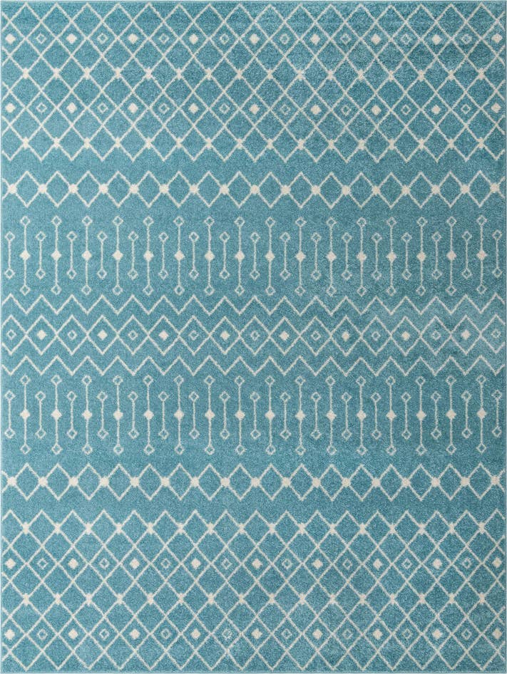 Detail image of 10' 8 x 14' Moroccan Trellis Rug