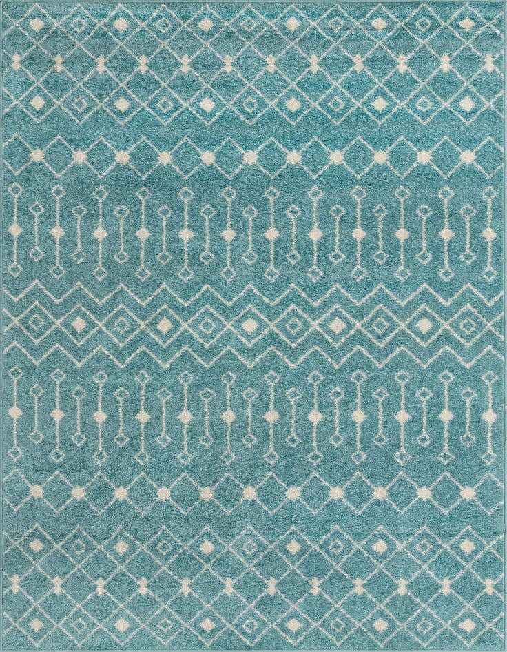 Detail image of 6' x 9' Moroccan Trellis Rug