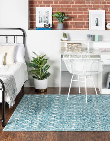 4' x 6' Moroccan Trellis Rug