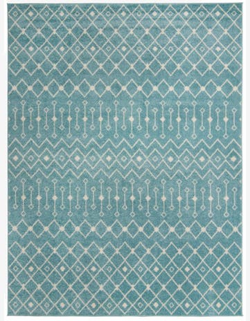 9' x 12' Moroccan Trellis Rug