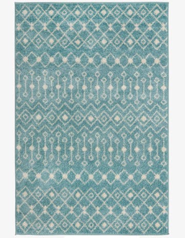 4' x 6' Moroccan Trellis Rug