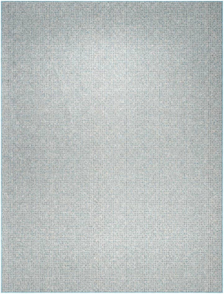 Detail image of 10' x 13' Easy-Clean Checkered Indoor / Outdoor Rug