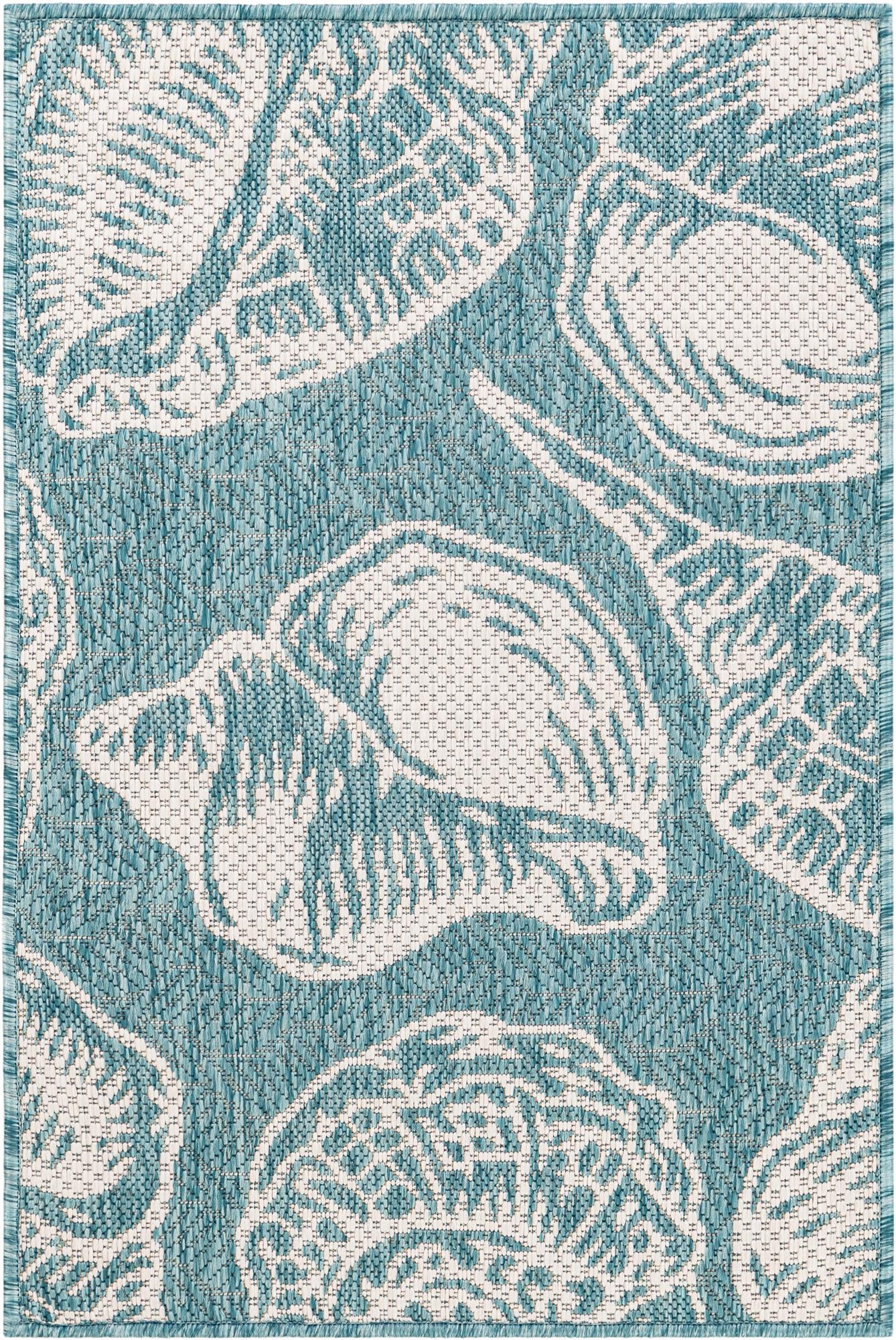 2' x 3' Easy-Clean Coastal Indoor / Outdoor Rug