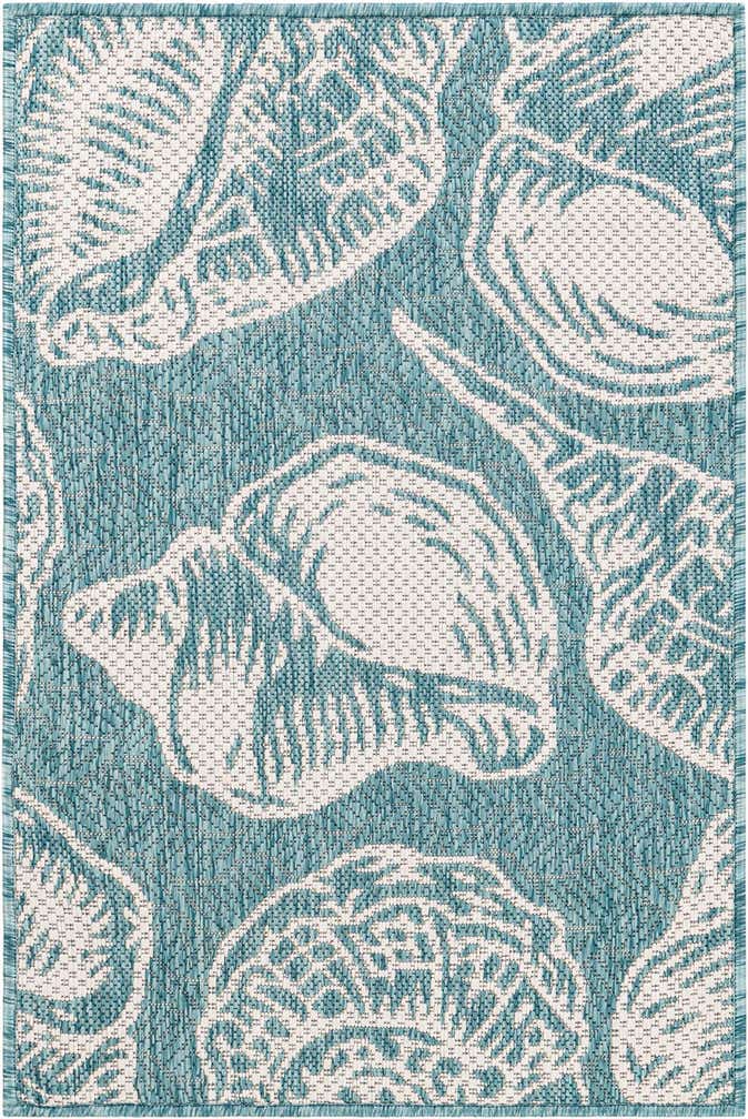 2' x 3' Easy-Clean Coastal Indoor / Outdoor Rug