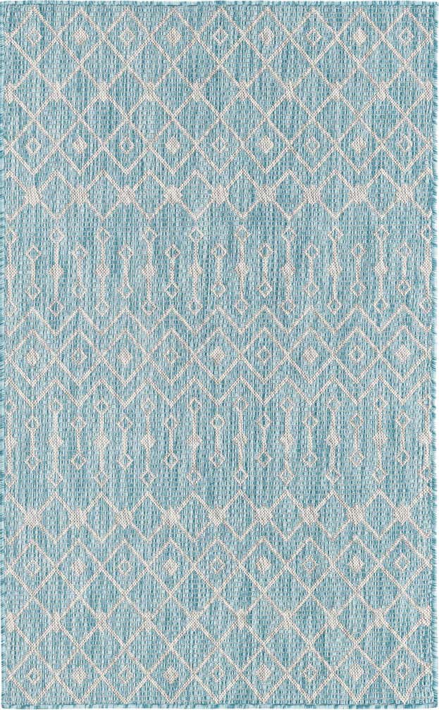 3' x 5' 3 Easy-Clean Lattice Indoor / Outdoor Rug