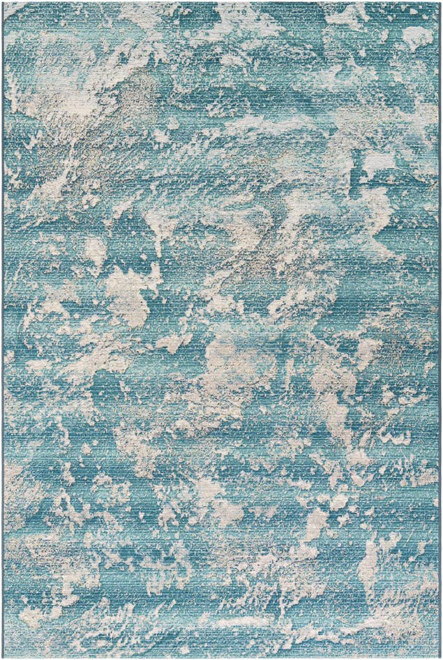 Detail image of 6' x 9' Easy-Clean Modern Indoor / Outdoor Rug
