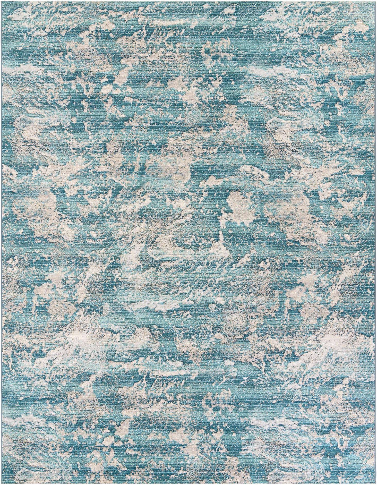 9' x 12' Easy-Clean Modern Indoor / Outdoor Rug