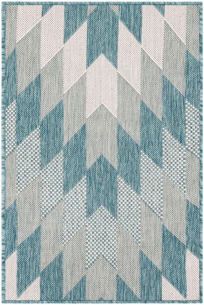 2' x 3' Easy-Clean Modern Indoor / Outdoor Rug
