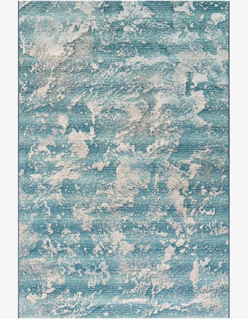 6' x 9' Easy-Clean Modern Indoor / Outdoor Rug