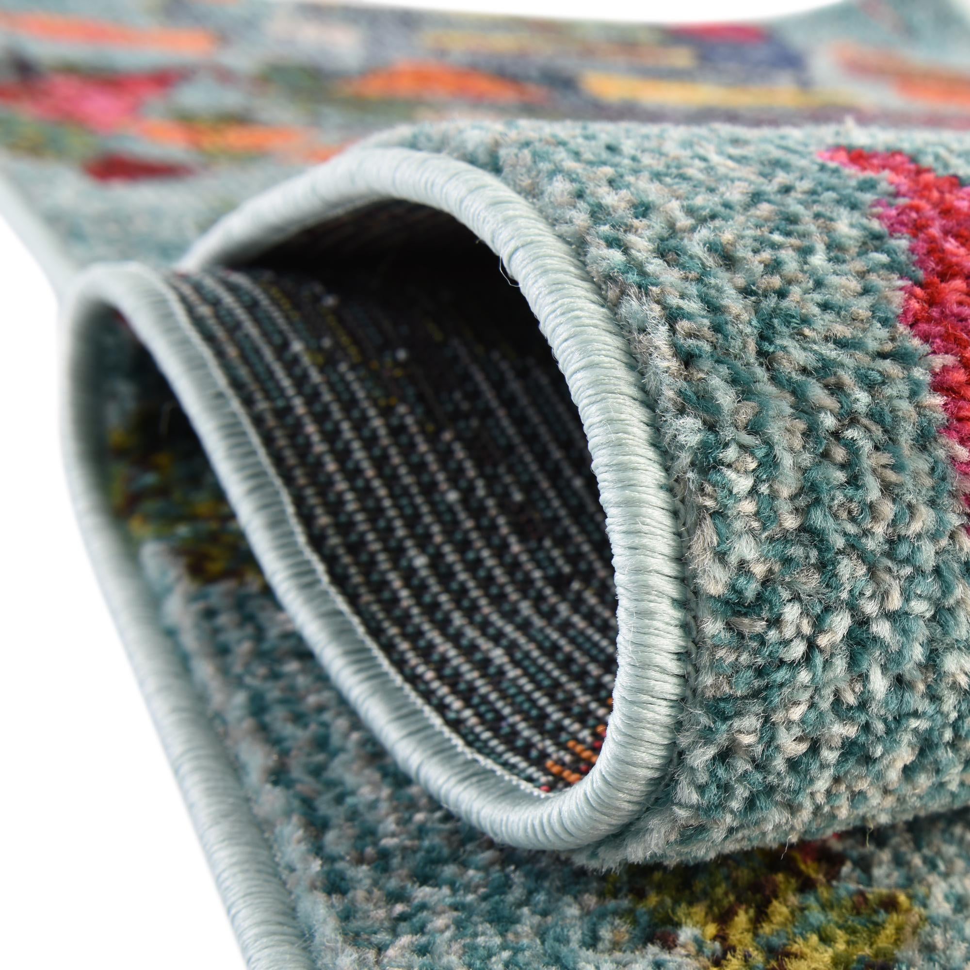 9' x 12' Washable Vivid Rug