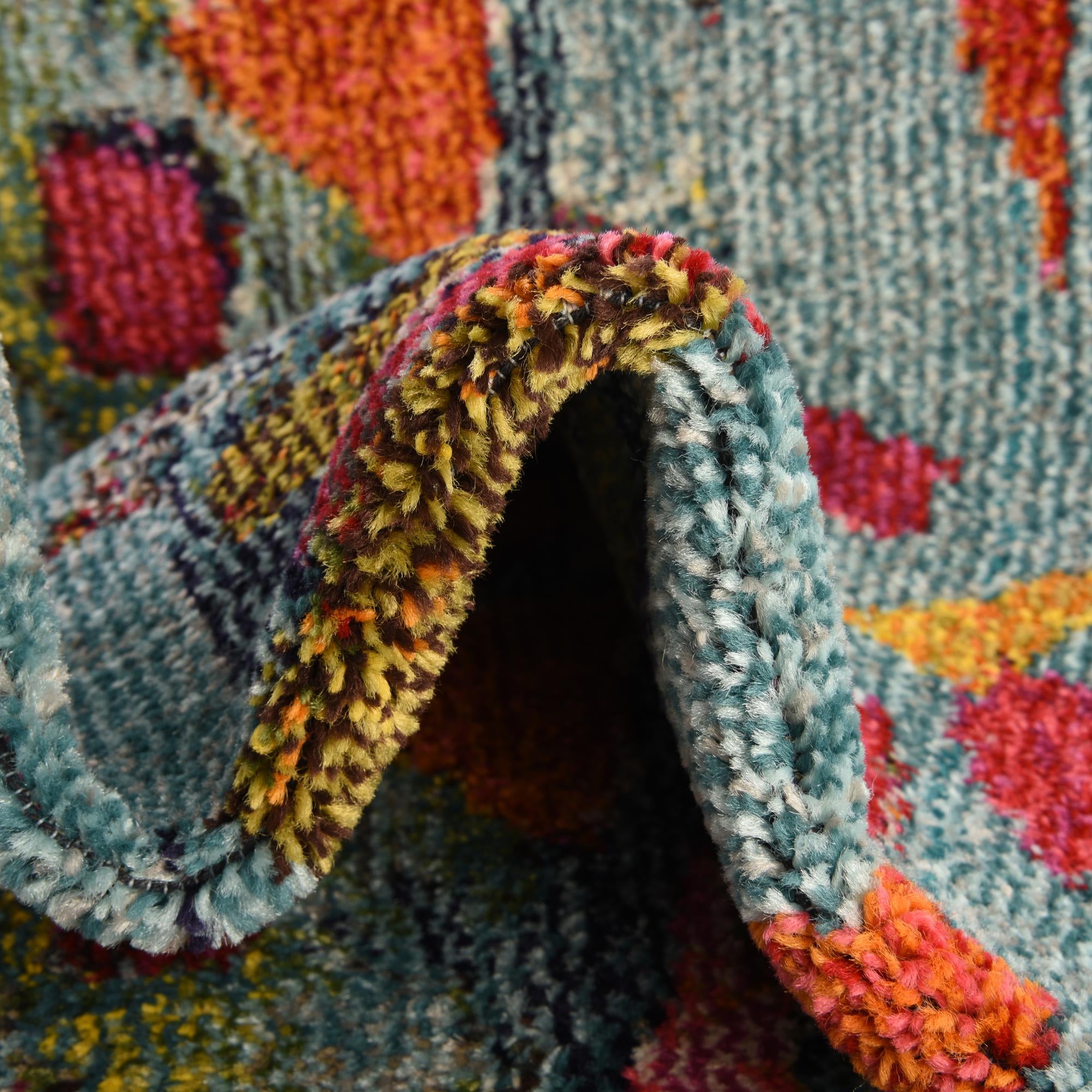9' x 12' Washable Vivid Rug