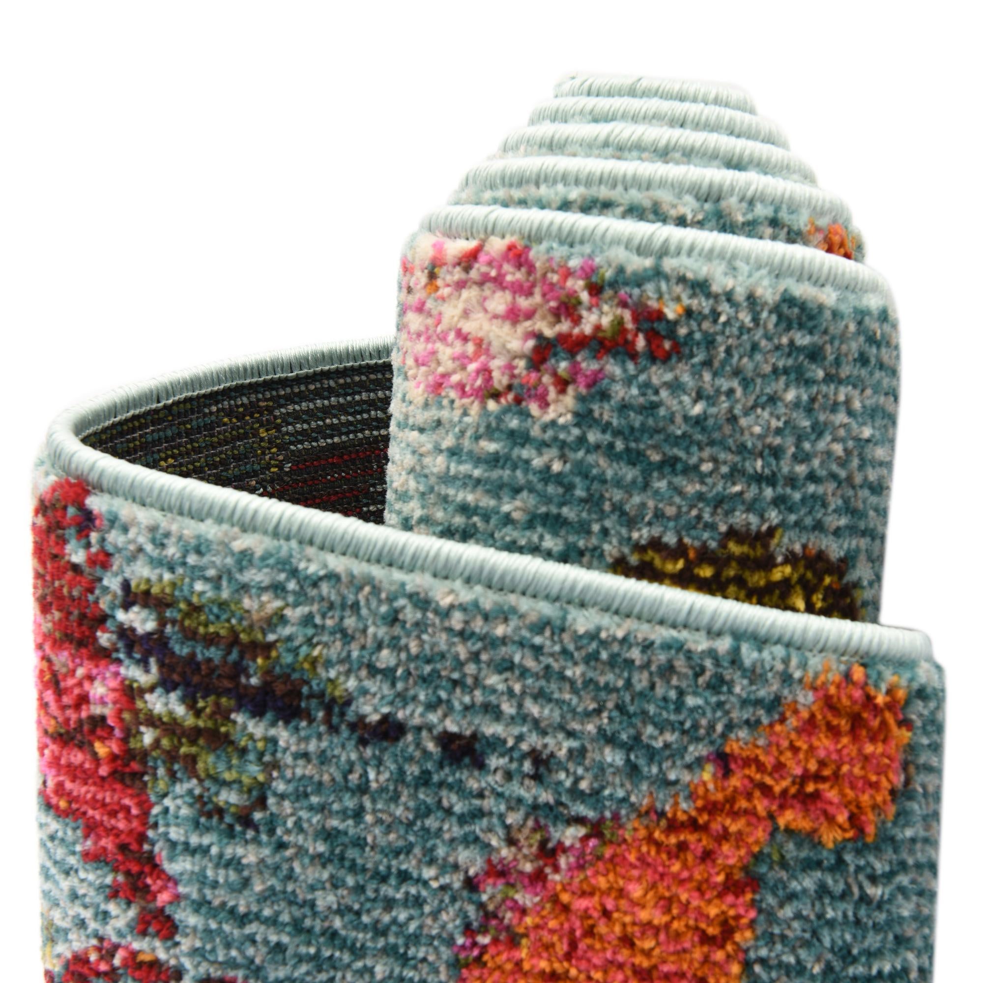 9' x 12' Washable Vivid Rug