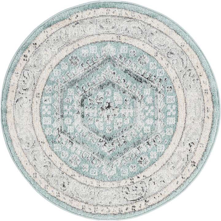 90cm x 90cm Aurelia Alfombra redondo
