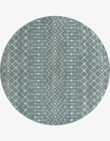 10' x 10' Moroccan Trellis Round Rug
